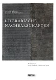 Cover von Literarische Nachbarschaften