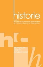 Cover von Historie Jahrbuch 3/2010
