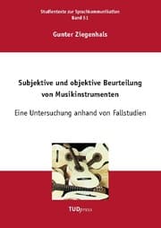 Cover von Subjektive und objektive Beurteilung von Musikinstrumenten