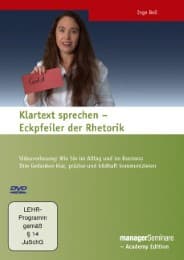 Cover von Klartext sprechen - Eckpfeiler der Rhetorik