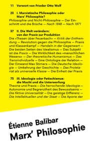 Cover von Marx' Philosophie