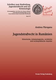 Cover von Jugendstrafrecht in Rumänien
