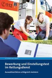 Cover von Bewerbung und Einstellungstest im Rettungsdienst