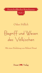 Cover von Begriff und Wesen des Völkischen