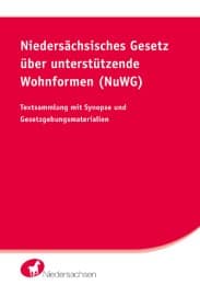 Cover von Niedersächsisches Gesetz über unterstützende Wohnformen (NuWG)
