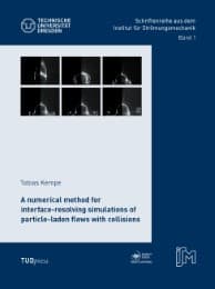 Cover von A numerical method for interface-resolving simulations of particle-laden flows with collisions