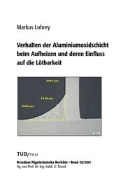 Cover von Verhalten der Aluminiumoxidschicht beim Aufheizen und deren Einfluss auf die Lötbarkeit
