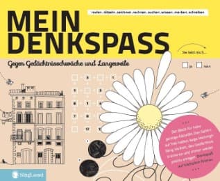 Cover von Mein Denkspass. Das Gedächtnistraining für Senioren. Der XXL-Gehirnjogging-Block mit den besten Denksport-Übungen für Senioren.
