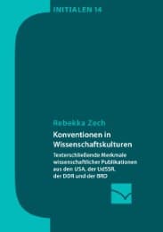 Cover von Konventionen in Wissenschaftskulturen