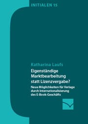Cover von Eigenständige Marktbearbeitung statt Lizenzvergabe?