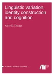 Cover von Linguistic variation, identity construction and cognition