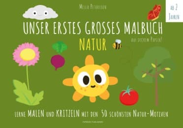 Cover von Unser erstes großes Malbuch: Natur