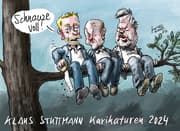 Cover von Schnauze voll! - Stuttmann Karikaturen 2024