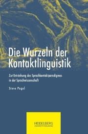 Cover von Die Wurzeln der Kontaktlinguistik