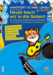 Cover von Garantiert Gitarre lernen für Kinder - HEUTE HAU'N WIR IN DIE SAITEN