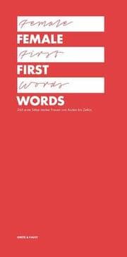 Cover von Female First Words