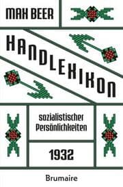 Cover von Handlexikon sozialistischer Persönlichkeiten 1932