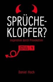 Cover von Sprücheklopfer? - Inspiration durch Provokation. Special Edition 1