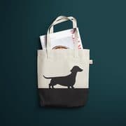 Cover von Jutebeutel: Der Dackel Shopper schwarz