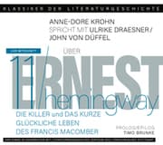 Cover von Ein Gespräch über Ernest Hemingway - Die Killer und Das kurze glückliche Leben des Francis Macomber