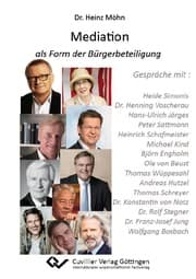 Cover von Mediation als Form der Bürgerbeteiligung