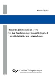 Cover von Bedeutung immaterieller Werte bei der Beurteilung der Zukunftsfähigkeit von mittelständischen Unternehmen. Eine Analyse am Beispiel deutscher Kreditgenossenschaften der Primärstufe mit Hilfe der Wissensbilanz-Made in Germany