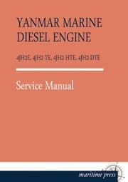 Cover von YANMAR MARINE DIESEL ENGINE 4JH2E, 4JH2-TE, 4JH2-HTE, 4JH2-DTE