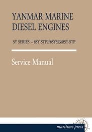 Cover von YANMAR MARINE ENGINES SY SERIES - 6SY-STP2/6SY655/8SY-STP