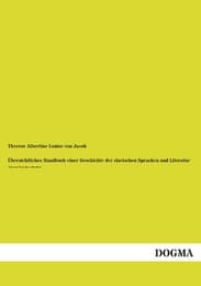 Cover von Übersichtliches Handbuch einer Geschichte der slavischen Sprachen und Literatur