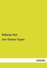 Cover von Aus Tizians Tagen