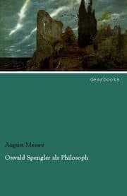 Cover von Oswald Spengler als Philosoph