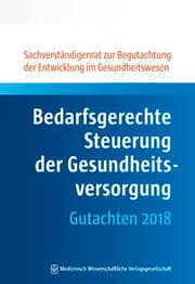 Cover von Bedarfsgerechte Steuerung der Gesundheitsversorgung