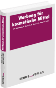 Cover von Werbung für kosmetische Mittel - Fachbuch