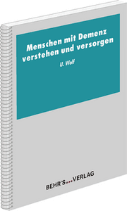 Cover von Menschen mit Demenz verstehen und versorgen
