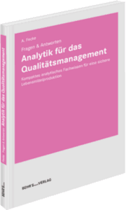 Cover von Analytik für das Qualitätsmanagement