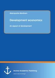 Cover von Development economics: An aspect of development