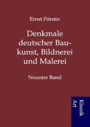 Cover von Denkmale deutscher Baukunst, Bildnerei und Malerei