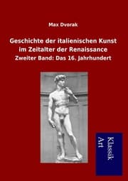 Cover von Geschichte der italienischen Kunst im Zeitalter der Renaissance