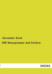 Cover von 600 Monogramme und Zeichen