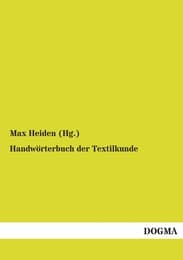 Cover von Handwörterbuch der Textilkunde
