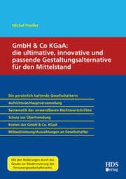 Cover von GmbH & Co KGaA: die ultimative, innovative und passende Gestaltungsalternative für den Mittelstand