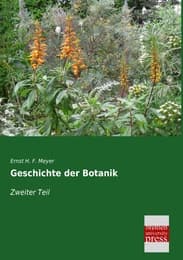 Cover von Geschichte der Botanik
