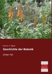 Cover von Geschichte der Botanik