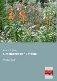 Cover von Geschichte der Botanik