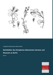 Cover von Notizblätter des Königlichen Botanischen Gartens und Museums zu Berlin