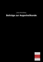 Cover von Beiträge zur Augenheilkunde