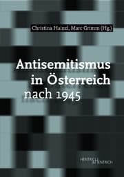 Cover von Antisemitismus in Österreich nach 1945