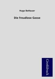 Cover von Die freudlose Gasse