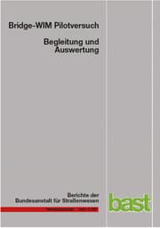 Cover von Bridge-WIM Pilotversuch Begleitung