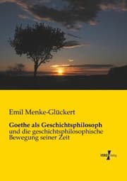Cover von Goethe als Geschichtsphilosoph